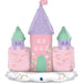 Grabo Foil Balloon Magical Pastel Castle Balloon (Air Fill)