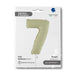 Grabo Foil Balloons Satin Olive Green Number 7 40''