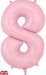 Matte Pink Number 8 34"