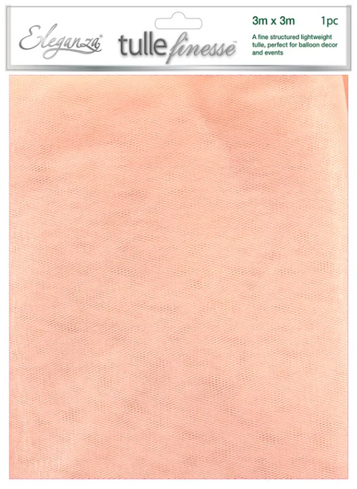 Rose Gold Tulle 3M X 3M 1Pk