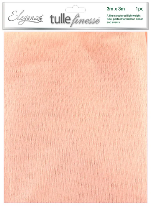 Rose Gold Tulle 3M X 3M 1Pk