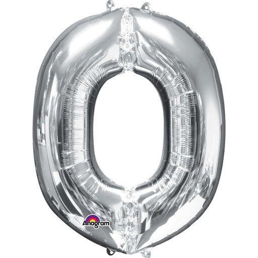 34'' Super Shape Foil Letter O - Silver (Anagram)