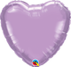 18 Inch Heart Pearl Lavender Plain Foil (Flat)