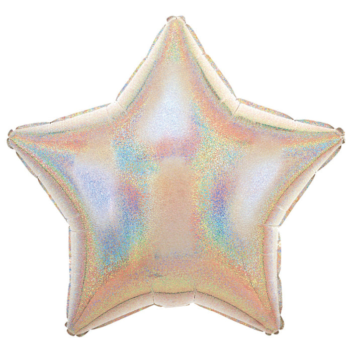 19 Inch Silver Dazzler Star (Flat)