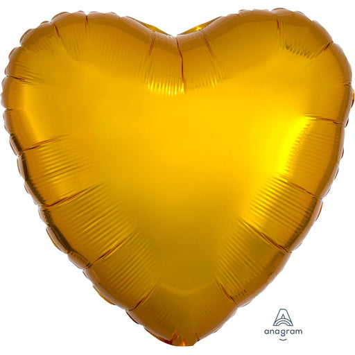 HouseParti Wholesalers Metallic Gold Heart Standard 17"