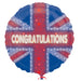 18'' Foil Gb Sparkling Congrats