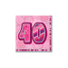 40 Glitz Pink Napkin (16pk)