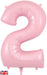 Matte Pink Number 2 34"