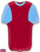 Claret / Blue Metallic Sport Shirt / Football Shirt