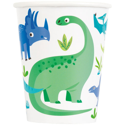 Dinosaur Paper Party Cups - 8pk 9Oz