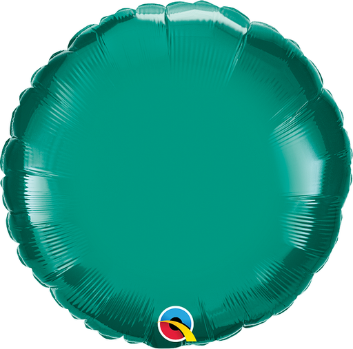 18 Inch Round Teal Plain Foil (Flat)