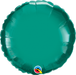 18 Inch Round Teal Plain Foil (Flat)