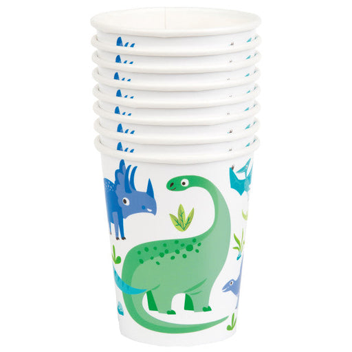 Dinosaur Paper Party Cups - 8pk 9Oz