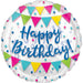 Birthday Streamers Jumbo Foil Balloon 28''/71Cm W X 28''/71Cm H