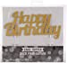 Gold Happy Birthday Cake Topper