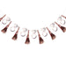 Rose Gold Foiled Ring Tassel Garland
