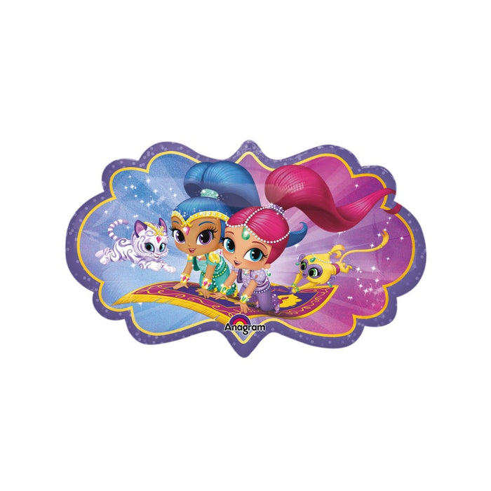 Shimmer & Shine Super Shape Foil Balloon 68Cm W X 40Cm H