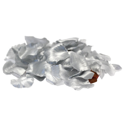 Silver Rose Petals 100pc