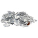 Silver Rose Petals 100pc