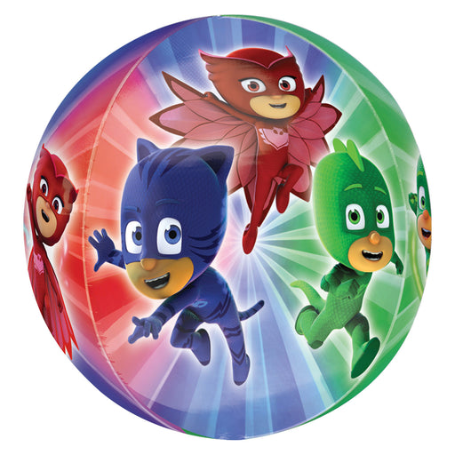 15'' Clear Orbz Pj Masks Foil Balloon