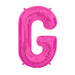 16'' Foil Letter G - Magenta Packaged Air Fill