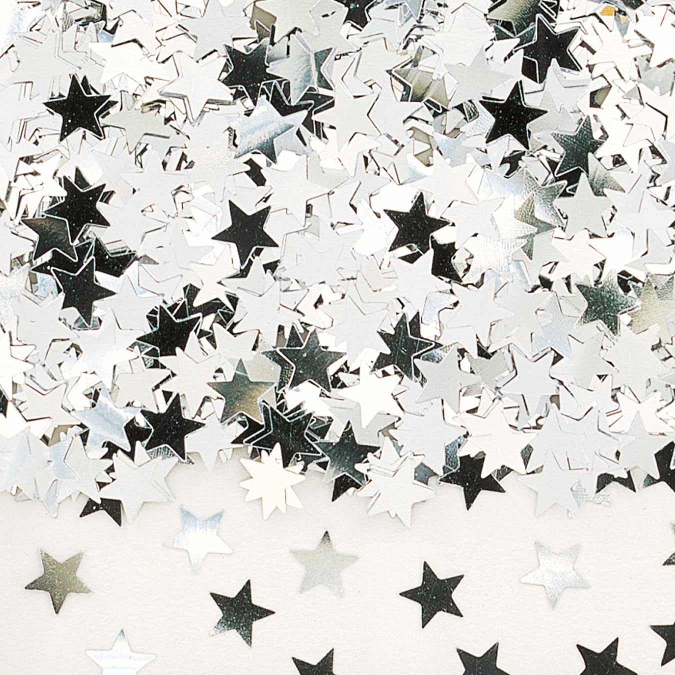 Silver Metallic Stardust Confetti 14G