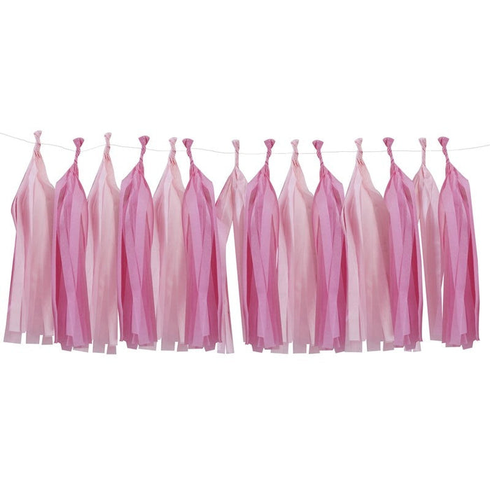 Pink Tassel Kit Garland