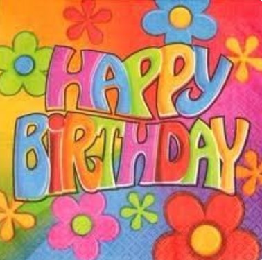 Groovy Happy Birthday Napkins 16pk