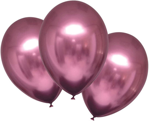 Satin Luxe Flamingo Rose Latex Pack Of 6