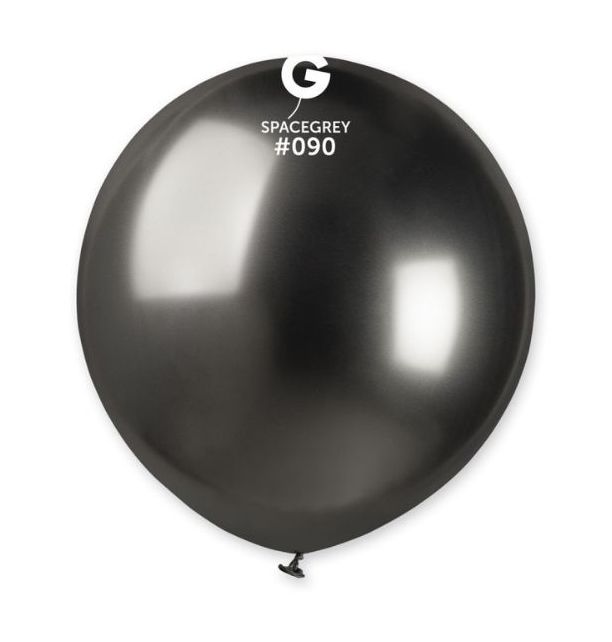 Shiny Space Grey Balloons #090