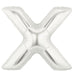 40'' Super Shape Foil Letter X - Silver