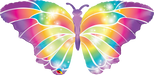 44'' Luminous Butterfly Super Shape Foil Balloon