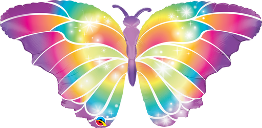 44'' Luminous Butterfly Super Shape Foil Balloon