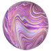 15'' Foil Orbz Purple Marblez 1Pk