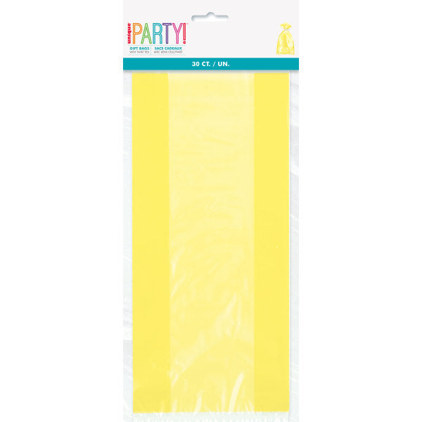 Yellow Cellophane Bags 30pk