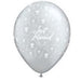 11'' Pearl White Just Married Flowers-A-Rnd