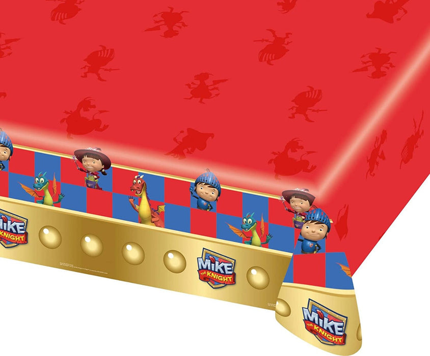 MIKE THE KNIGHT PLASTIC TABLECOVER 1.2M X 1.8M