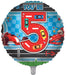 Racing / Blue 5th Birthday 18 Inch Foil Balloon