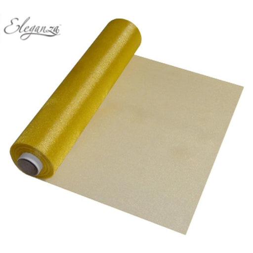 Oaktree Eleganza 29Cm X 25M Organza Gold