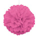 Hot Pink Pom Pom Paper Decoration