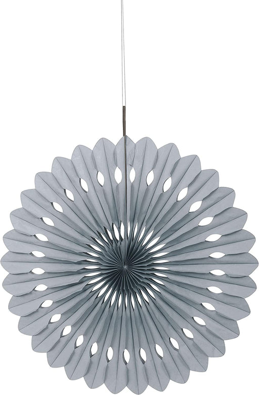 Silver Paper Fan Decoration