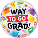 Way to Go Grad! Bubble Balloon
