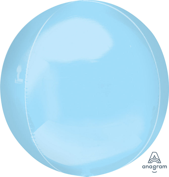 21''Jumbo Orbz Pastel Blue (3pk) Unpackaged