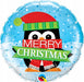 18'' Foil Merry Christmas Penguin
