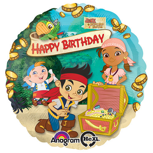 18'' JAKE & THE NEVERLAND PIRATES HAPPY BIRTHDAY