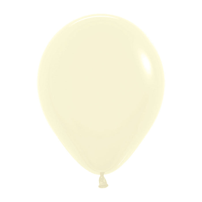 Love Partying 5 Inch (100pk) Pastel Matte Yellow Balloons