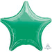 19'' Star Metallic Green Plain Foil