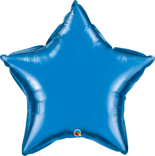9 Inch Blue Star Foil (Flat)