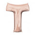 34'' Shape Foil Letter T - Rose Gold (Anagram)