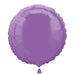 18 Inch Round Spring Lilac Plain Foil (Flat)